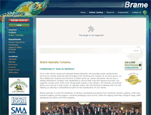 Tablet Screenshot of bramespecialty.com